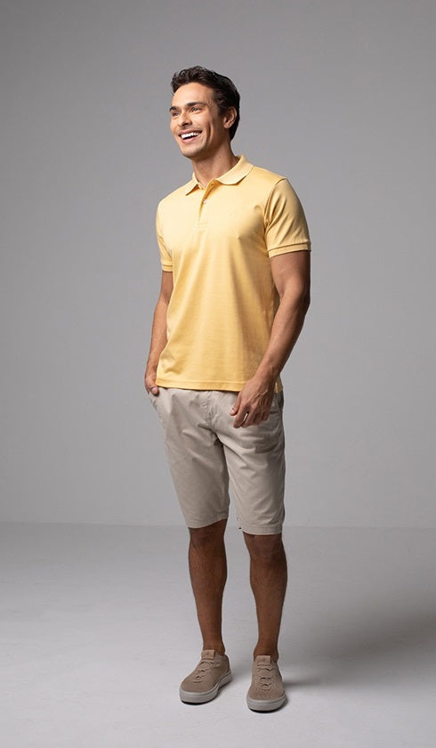 Polo Gola Retilínea Special Pima Importada