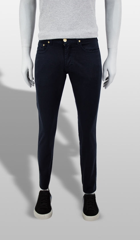 Calça Sarja 5 Bolsos Slim Color