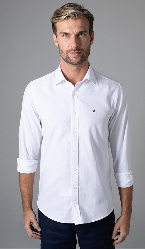 Camisa Manga Longa Oxford Button Down