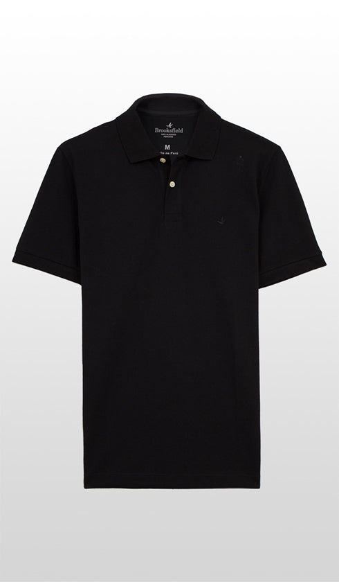 Polo Lisa Gola Retilínea