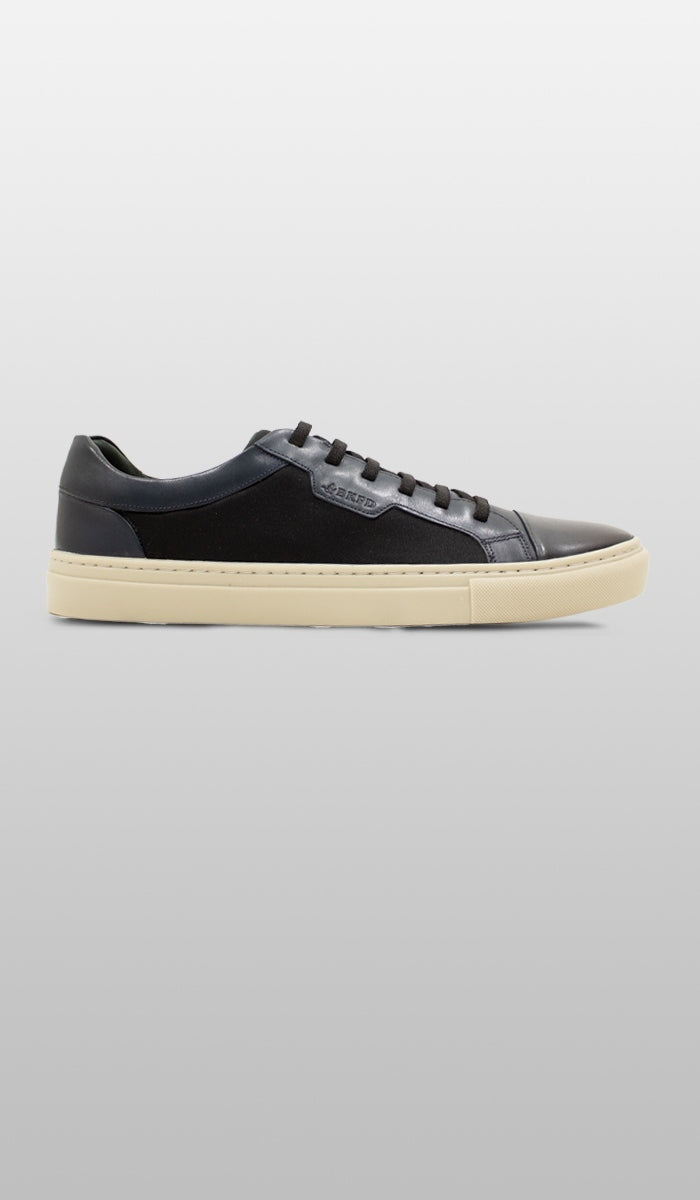 Tênis Couro Lateral Com Neoprene