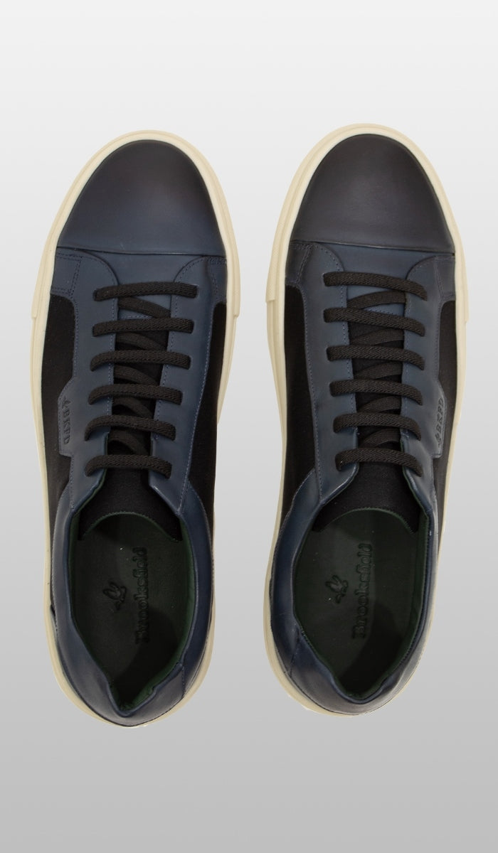 Tênis Couro Lateral Com Neoprene