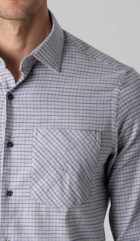 Camisa Manga Longa Flanela Xadrez Premium