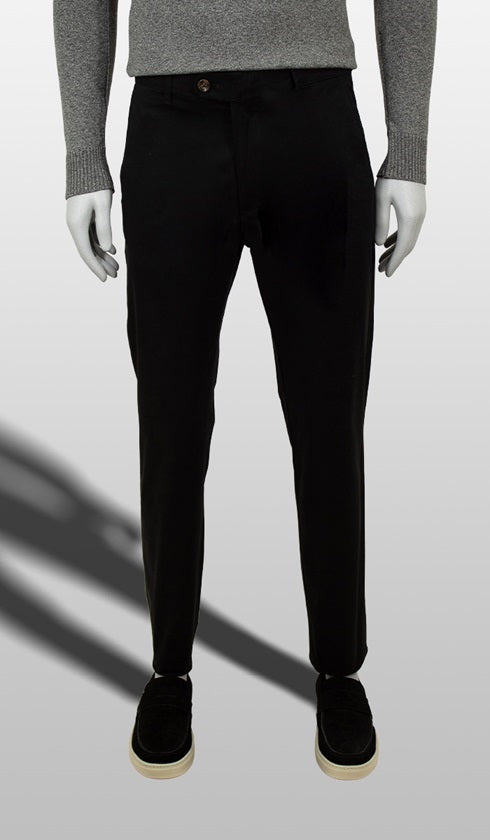 Calça Sarja Lisa Bolso Faca Com Stretch Importada