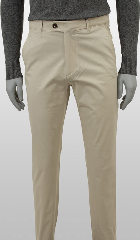 Calça Sarja Lisa Bolso Faca Com Stretch Importada