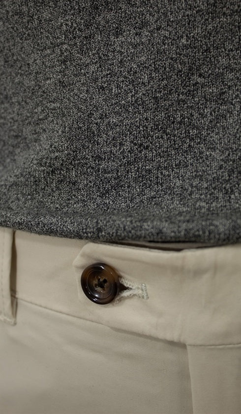 Calça Sarja Lisa Bolso Faca Com Stretch Importada