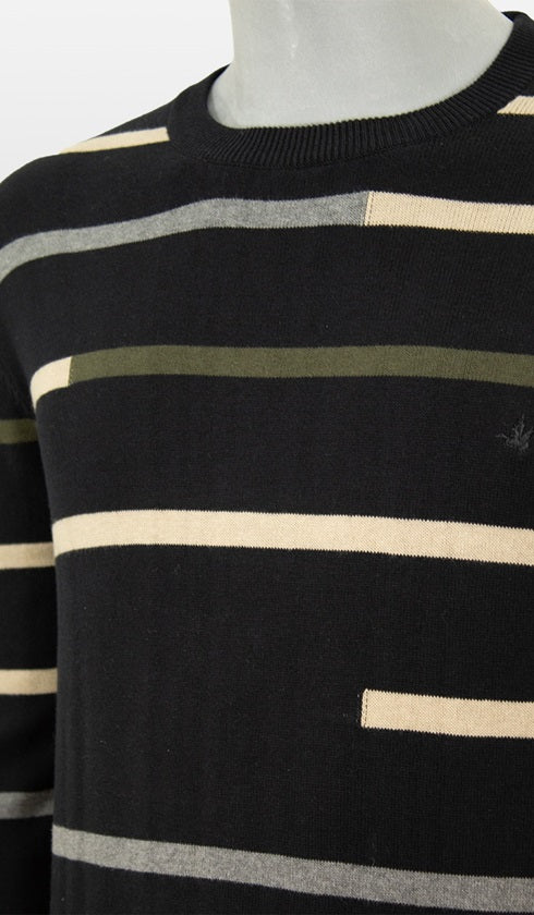 Malha Gola Careca Auto Intarsia
