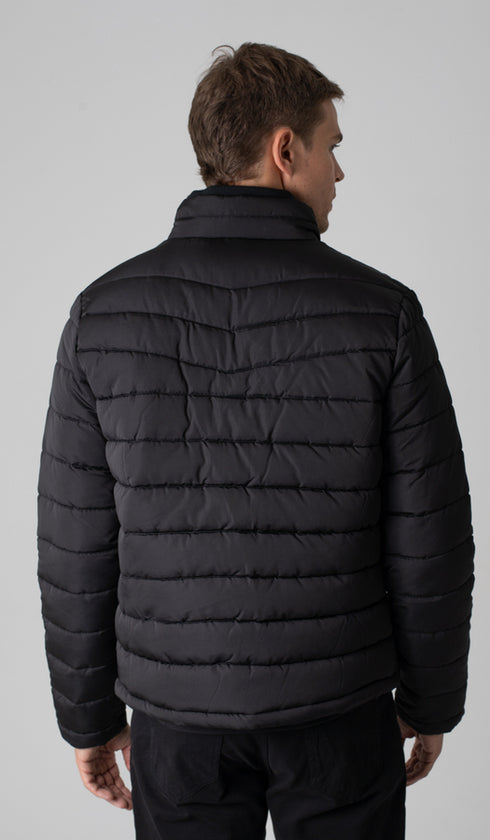 Jaqueta Nylon Bolso Com Botão