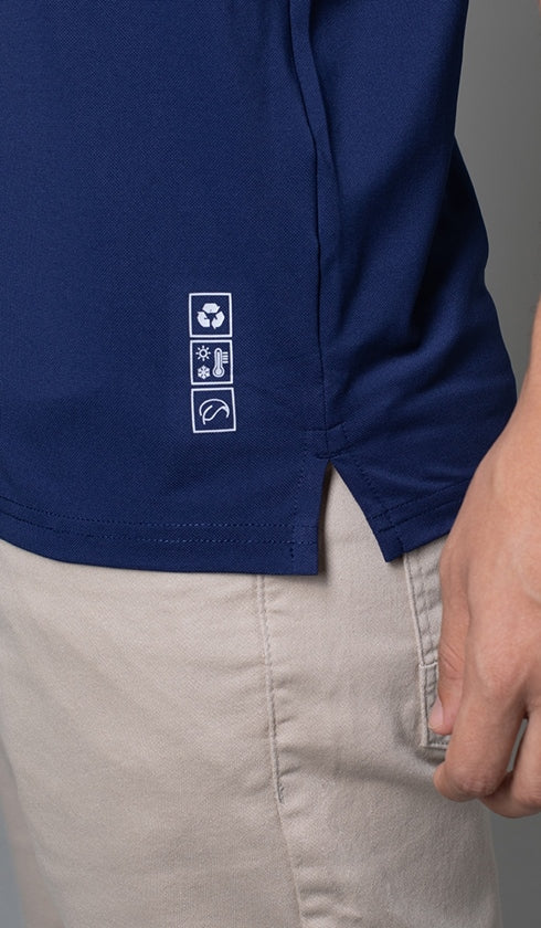 Polo Lisa Gola Retilínea Technojet
