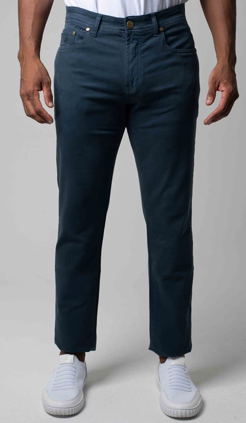 Calça Malha 5 Bolsos Home Office