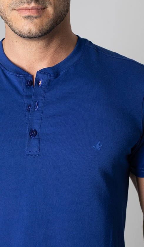 Camiseta Lisa Pima Gola Portuguesa