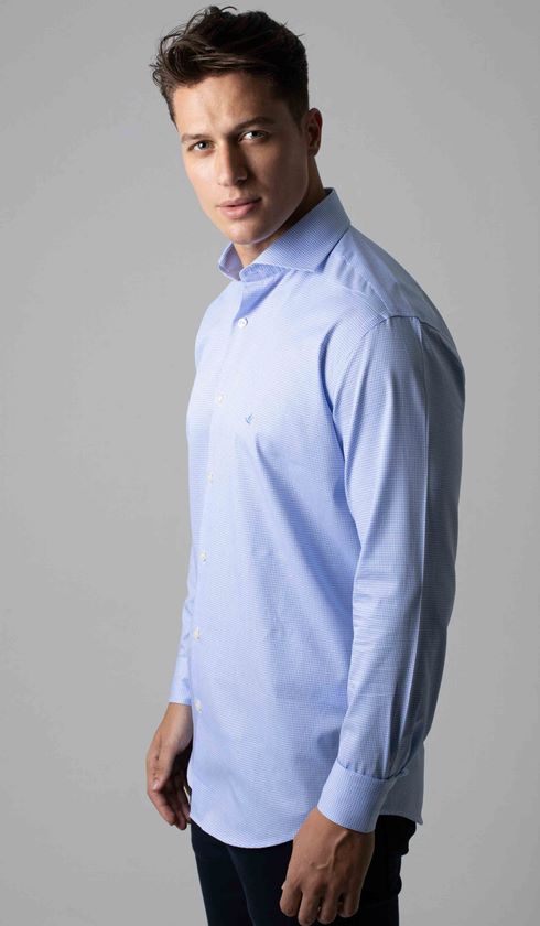 Camisa Manga Longa Xadrez Slim Luthai