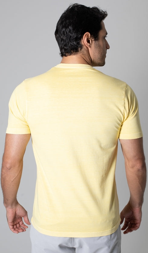 T-Shirt Gola Careca Com Bordado