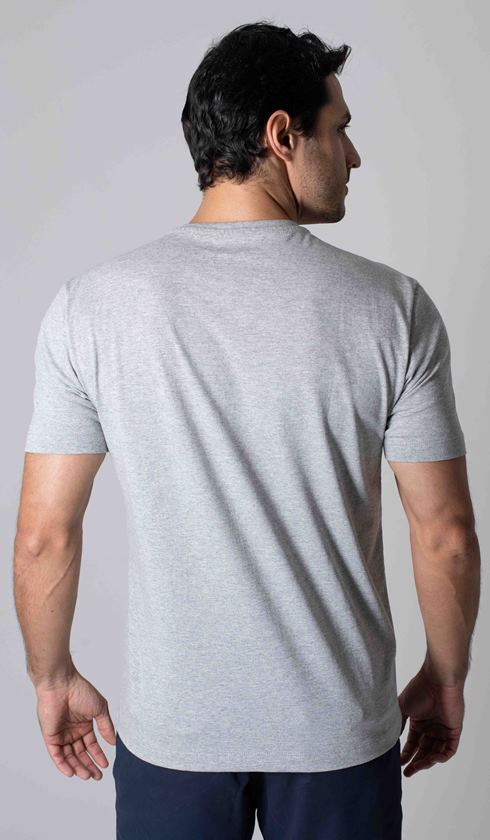T-Shirt Gola Careca Com Bordado