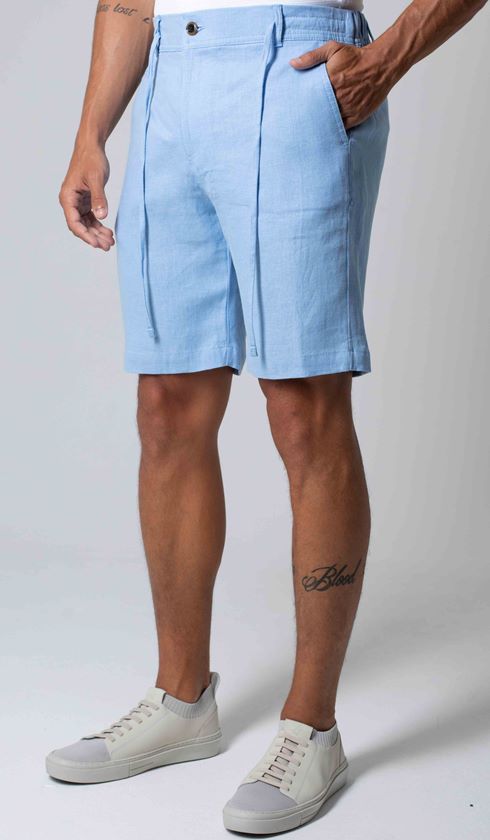 Bermuda Linho Bolso Faca Importada