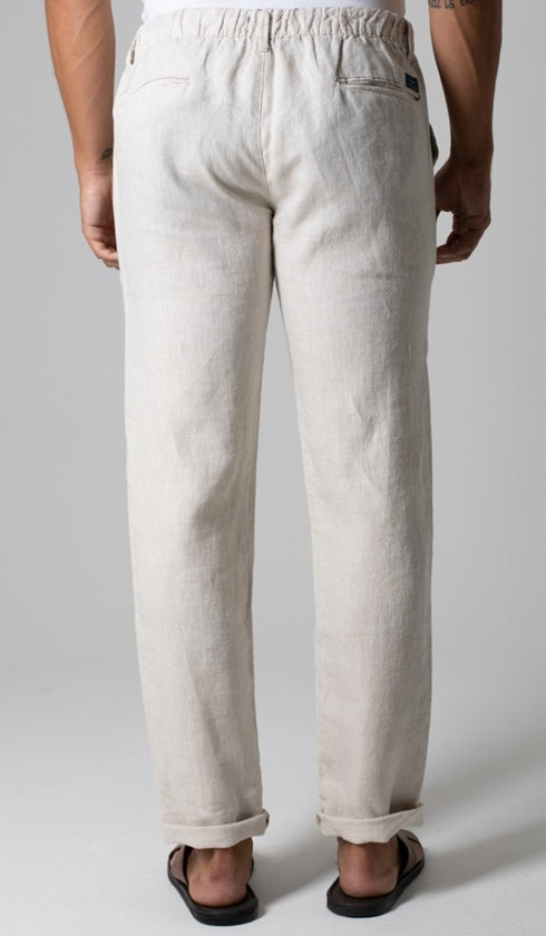 Calça Linho Bolso Faca