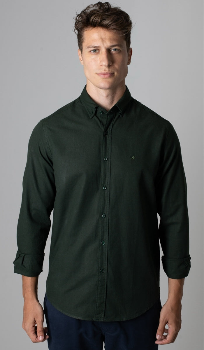 Camisa Manga Longa Oxford Button Down