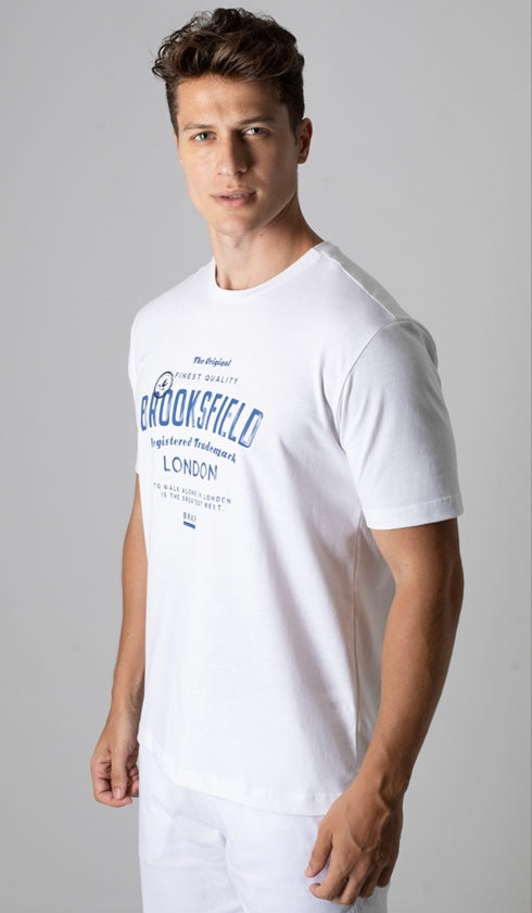 T-Shirt Gola Careca Estampada Pai E Filho