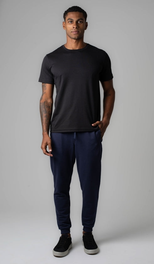 Calça Moletom Com Elástico