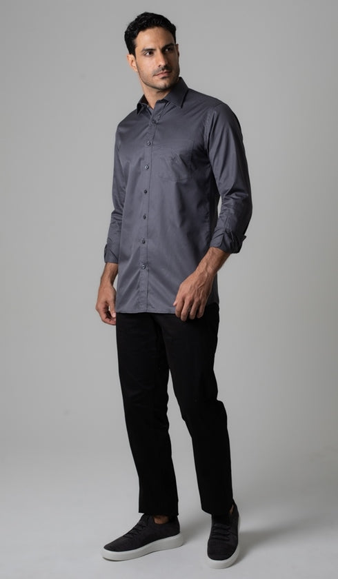 Camisa Manga Longa Lisa