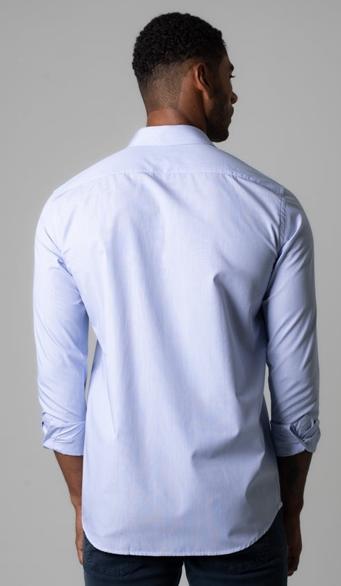 Camisa Manga Longa Slim Listrada