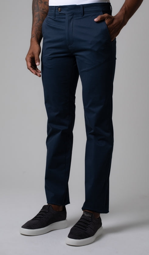 Calça Sarja Bolso Faca Slim