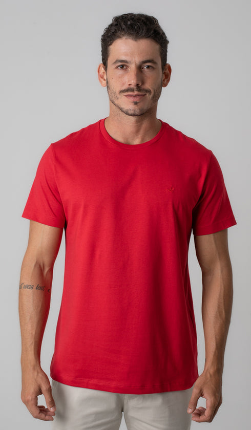 Camiseta Manga Curta Gola Careca Lisa Express