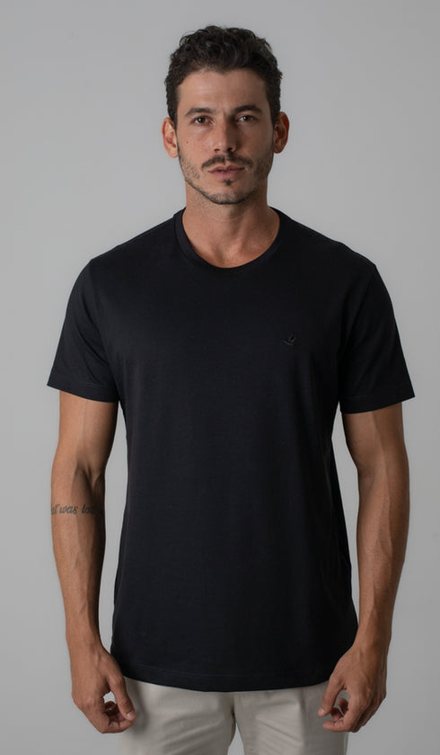 Camiseta Manga Curta Gola Careca Lisa Express