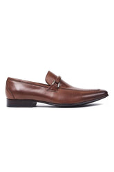 Sapato Mocassim Fivela Couro