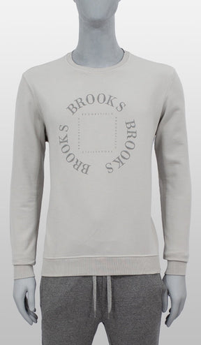 Moletom Com Estampa Brooks Gola Careca