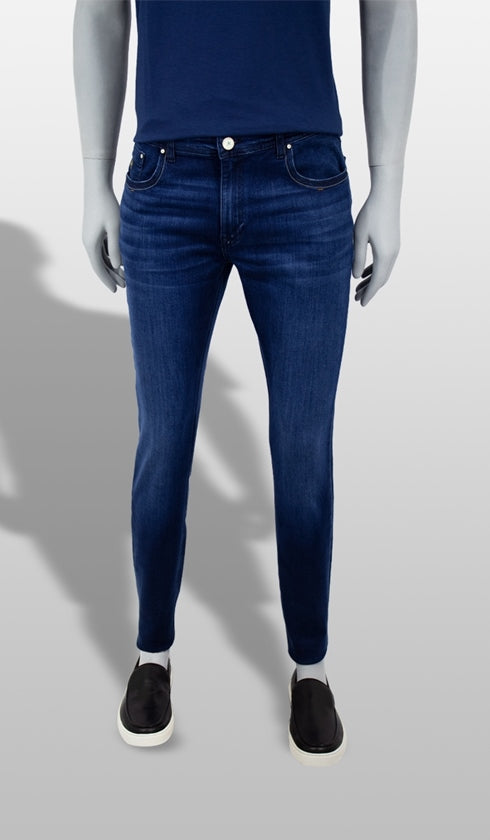 Calça Jeans 5 Bolsos Slim