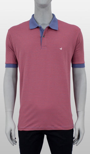 Polo Listradinha 1/2 Malha