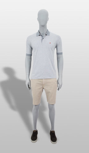 Polo Listradinha 1/2 Malha