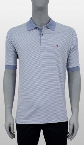 Polo Listradinha 1/2 Malha