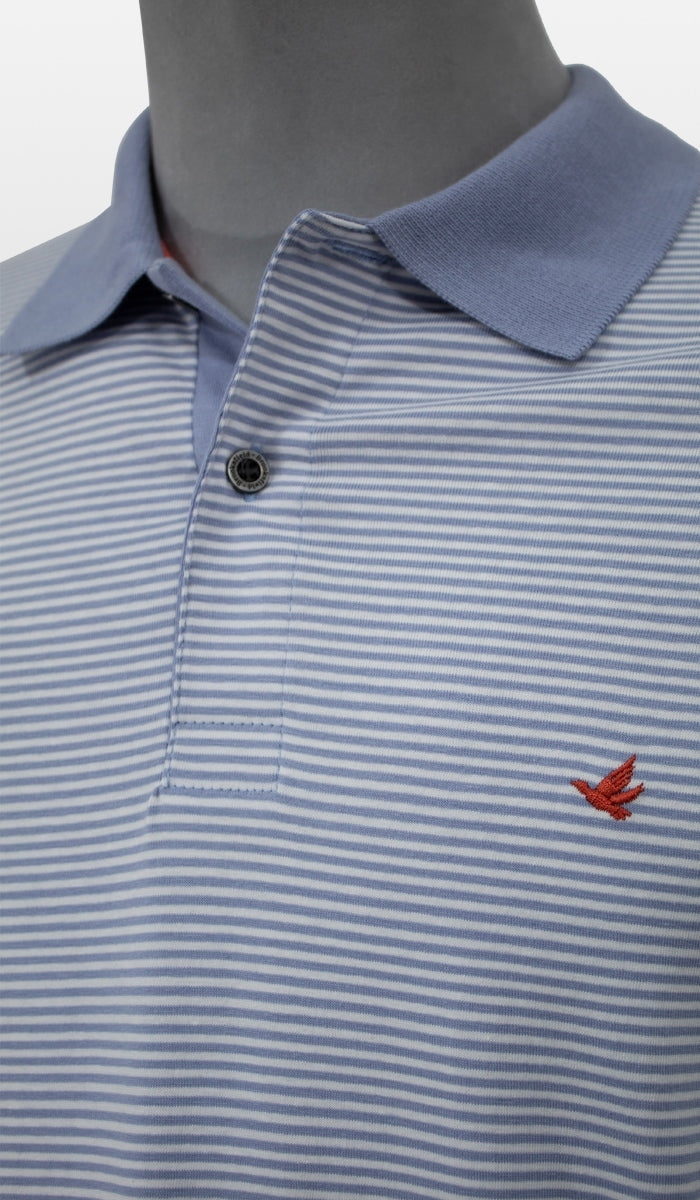 Polo Listradinha 1/2 Malha