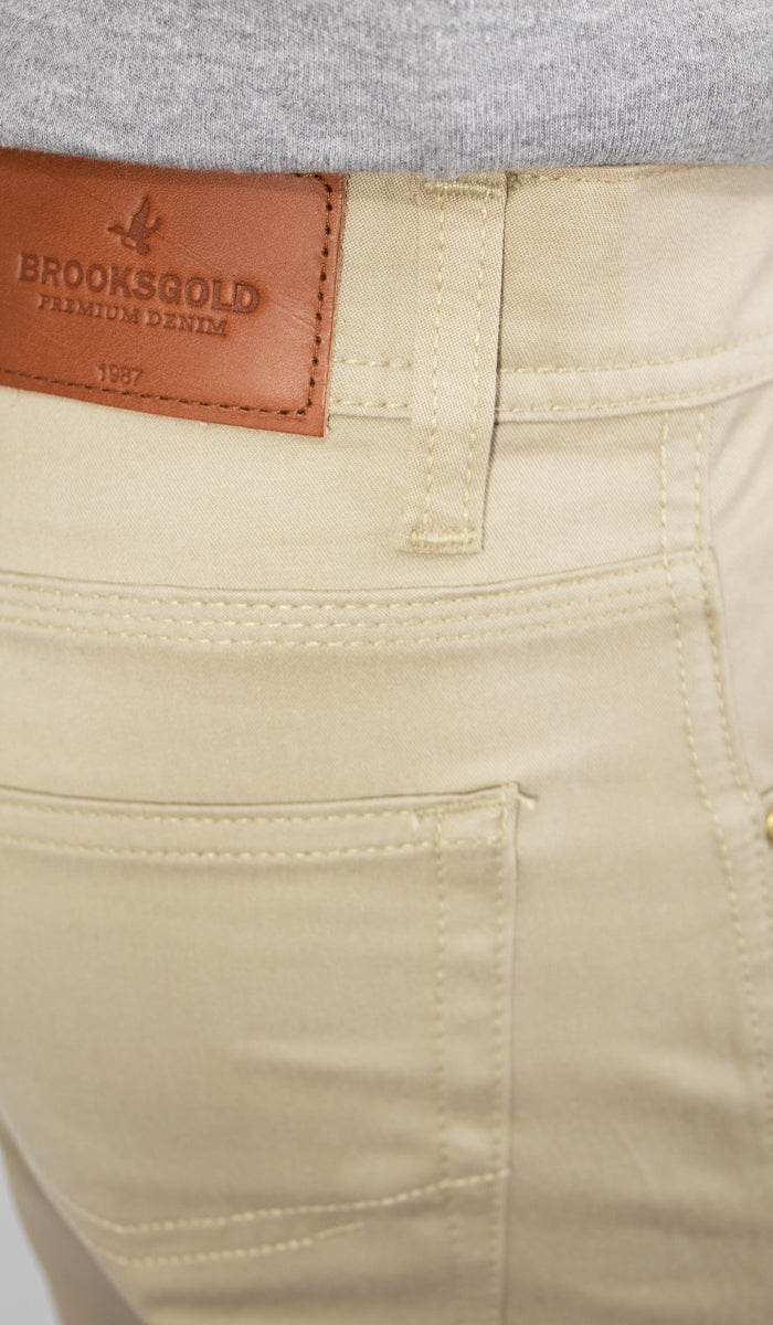 Calça Sarja 5 Bolsos Slim Color
