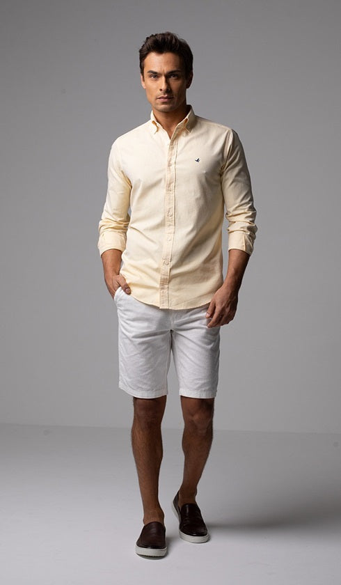 Camisa Manga Longa Oxford Button Down