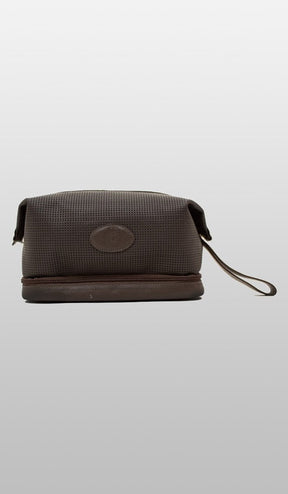 Necessaire Couro Viagem Furadinha