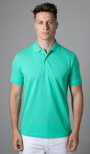 Polo Lisa Gola Retilínea