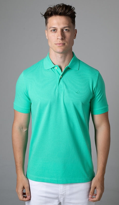 Polo Lisa Gola Retilínea
