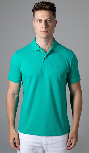 Polo Lisa Gola Retilínea