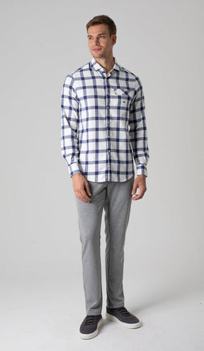 Camisa Flanela Manga Longa Xadrez