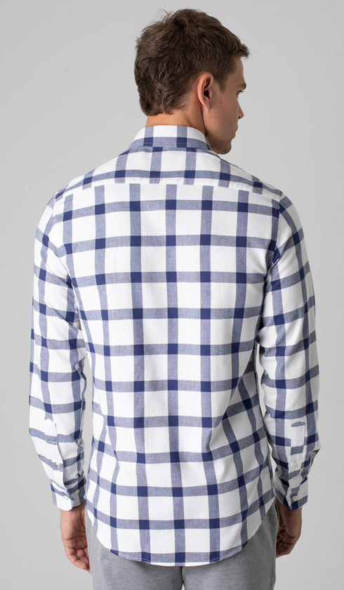 Camisa Flanela Manga Longa Xadrez