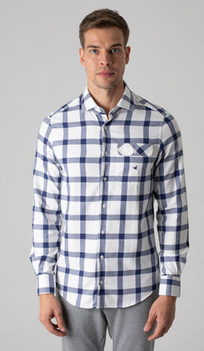 Camisa Flanela Manga Longa Xadrez