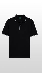 Polo Lisa Gola Contraste 3 Frisos