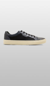 Tênis Couro Lateral Com Neoprene