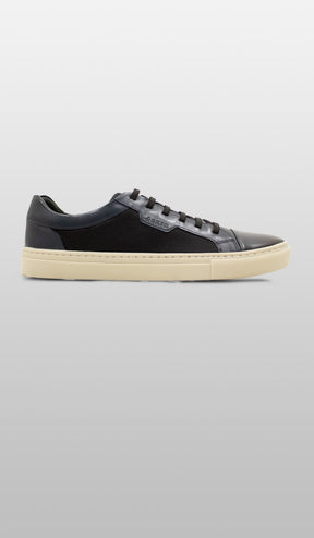 Tênis Couro Lateral Com Neoprene