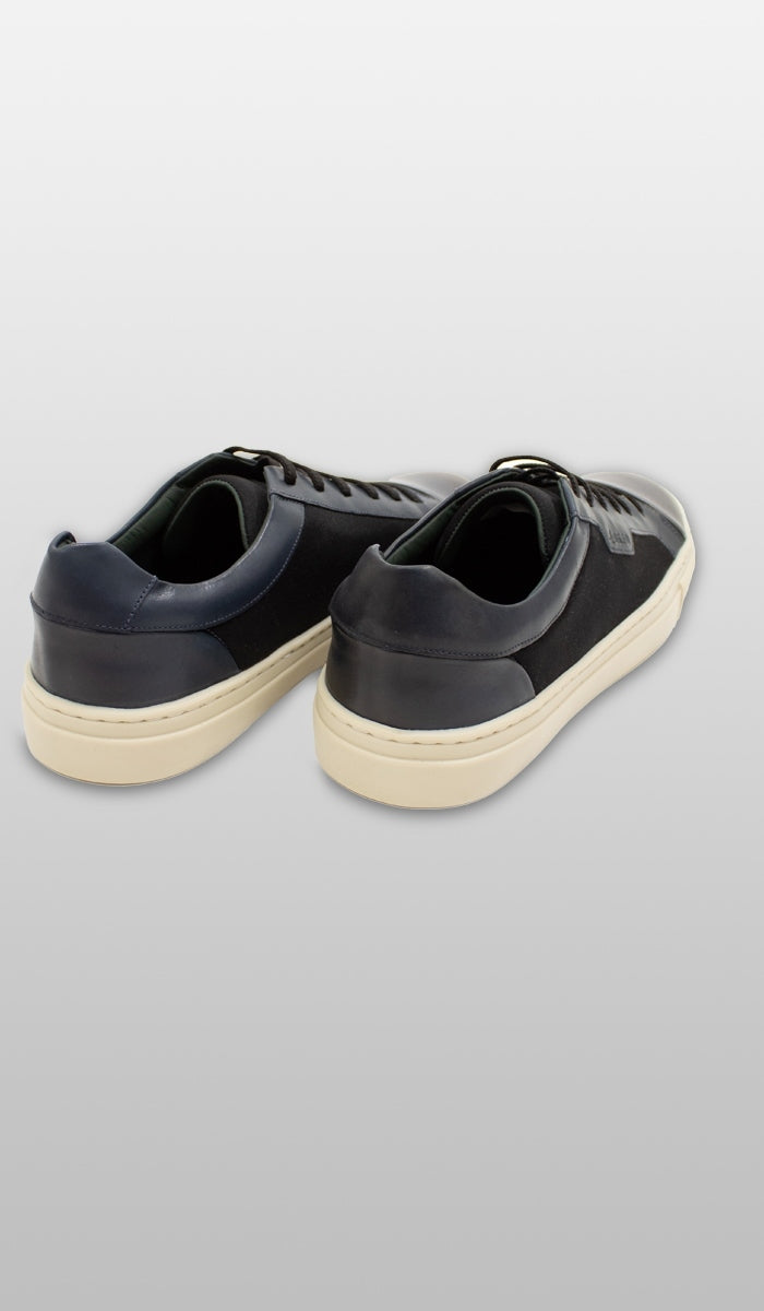 Tênis Couro Lateral Com Neoprene