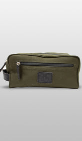Necessaire Pendurar Lona/Nylon 2 Ziperes