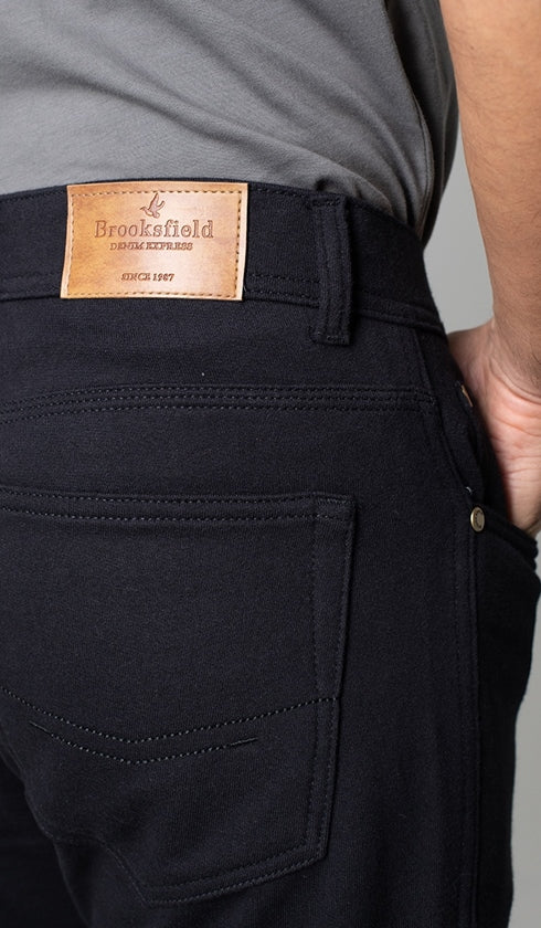 Calça Malha Sarjada 5 Bolsos Algodão Sustentável